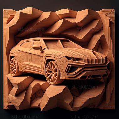 3D модель Lamborghini Urus (STL)